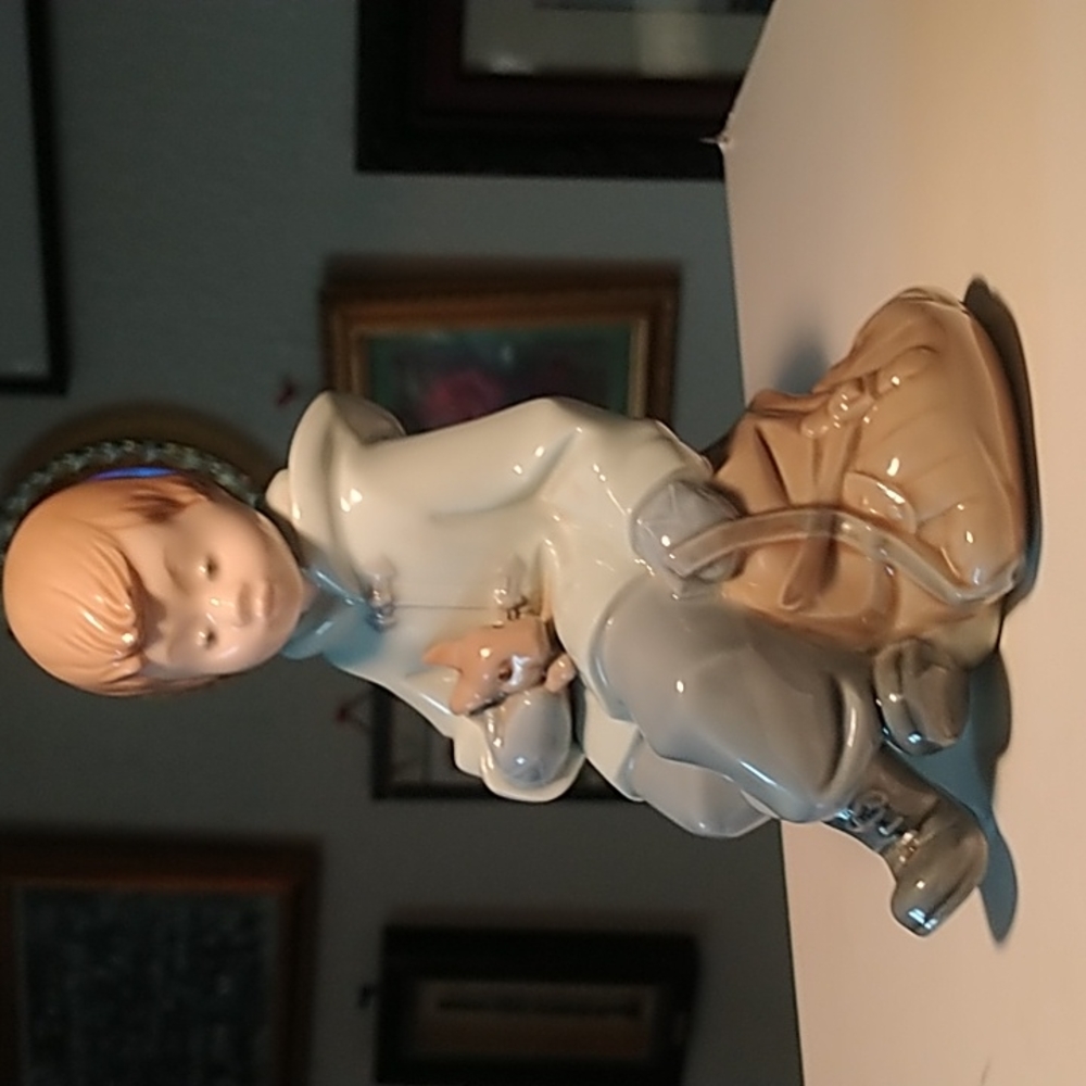 VTG 1987 NAO Porcelain Figurine Handmade By Lladro Spain